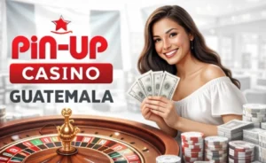 Mesa de ruleta en Pin-Up Casino Guatemala en estilo rojo y blanco con apuestas online y premios en dinero real